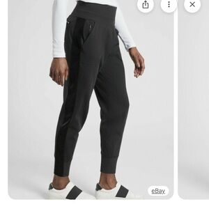 Athleta Venice Velvet Stripe Jogger